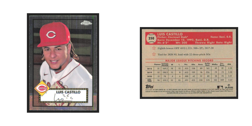 2021 Topps Chrome Luis Castillo Reds #250
