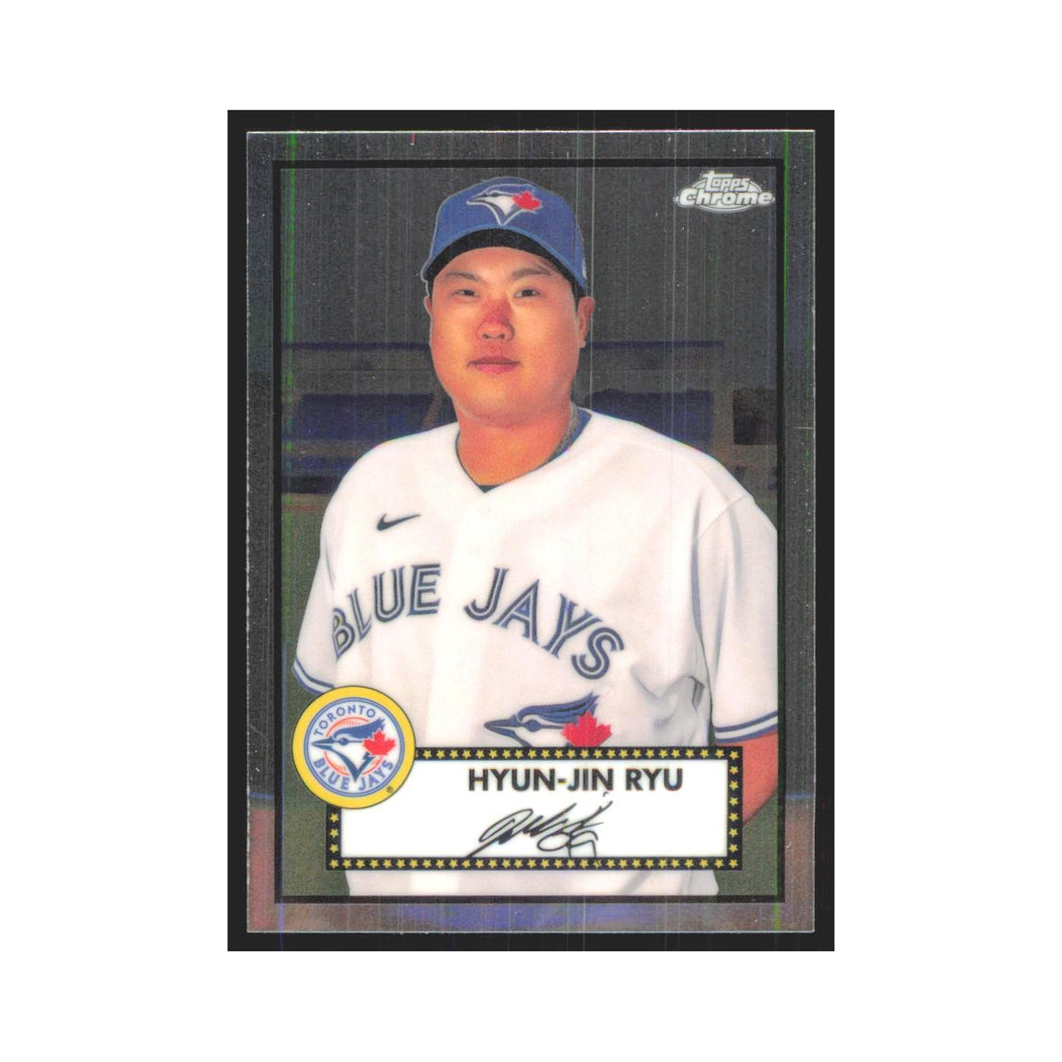 2021 Topps Chrome Hyun-Jin Ryu Blue Jays #332