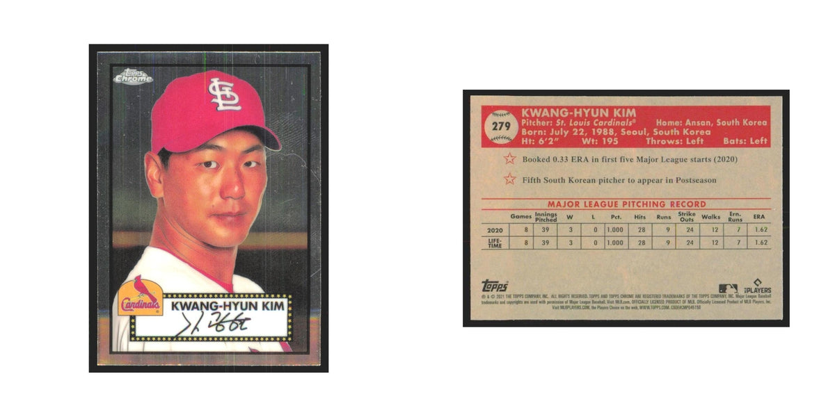 2021 Topps Chrome Kwang-Hyun Kim Cardinals #279