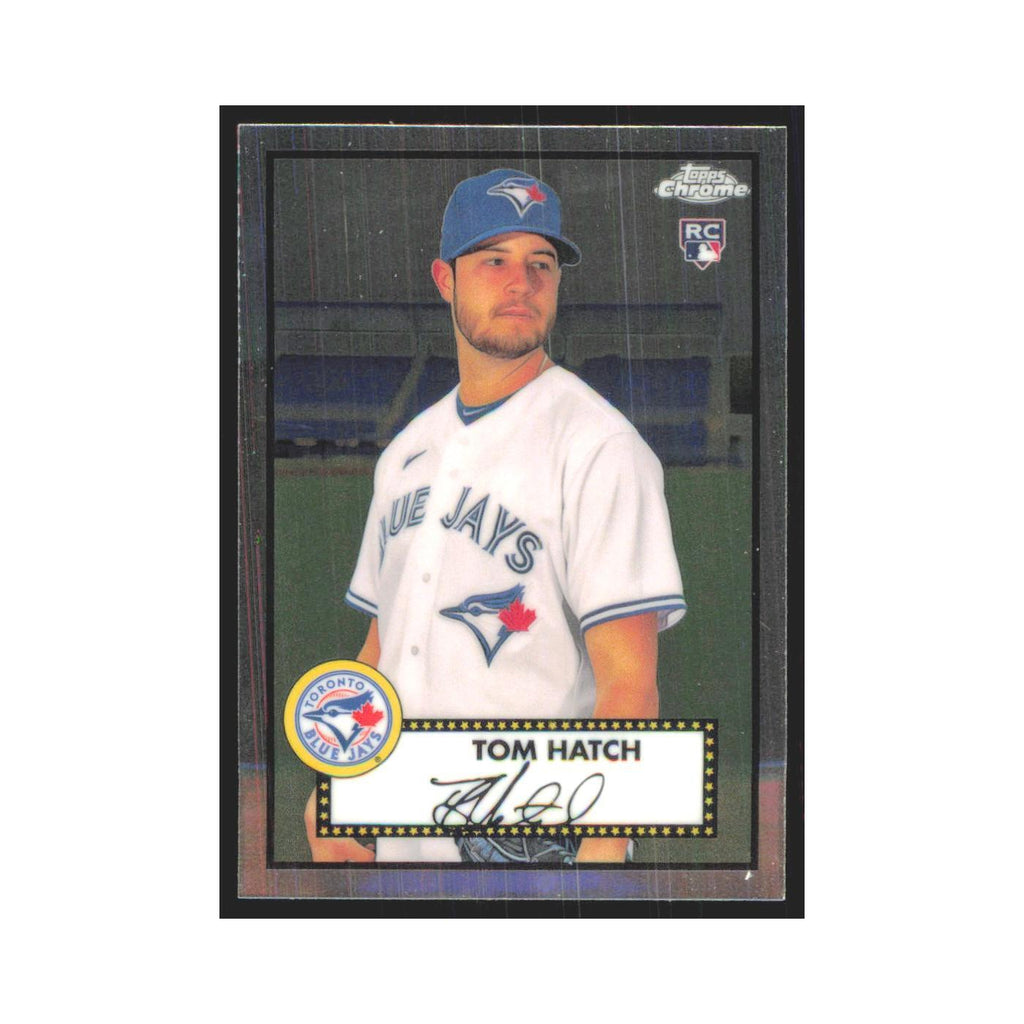 2021 Topps Chrome Tom Hatch RC Blue Jays #97