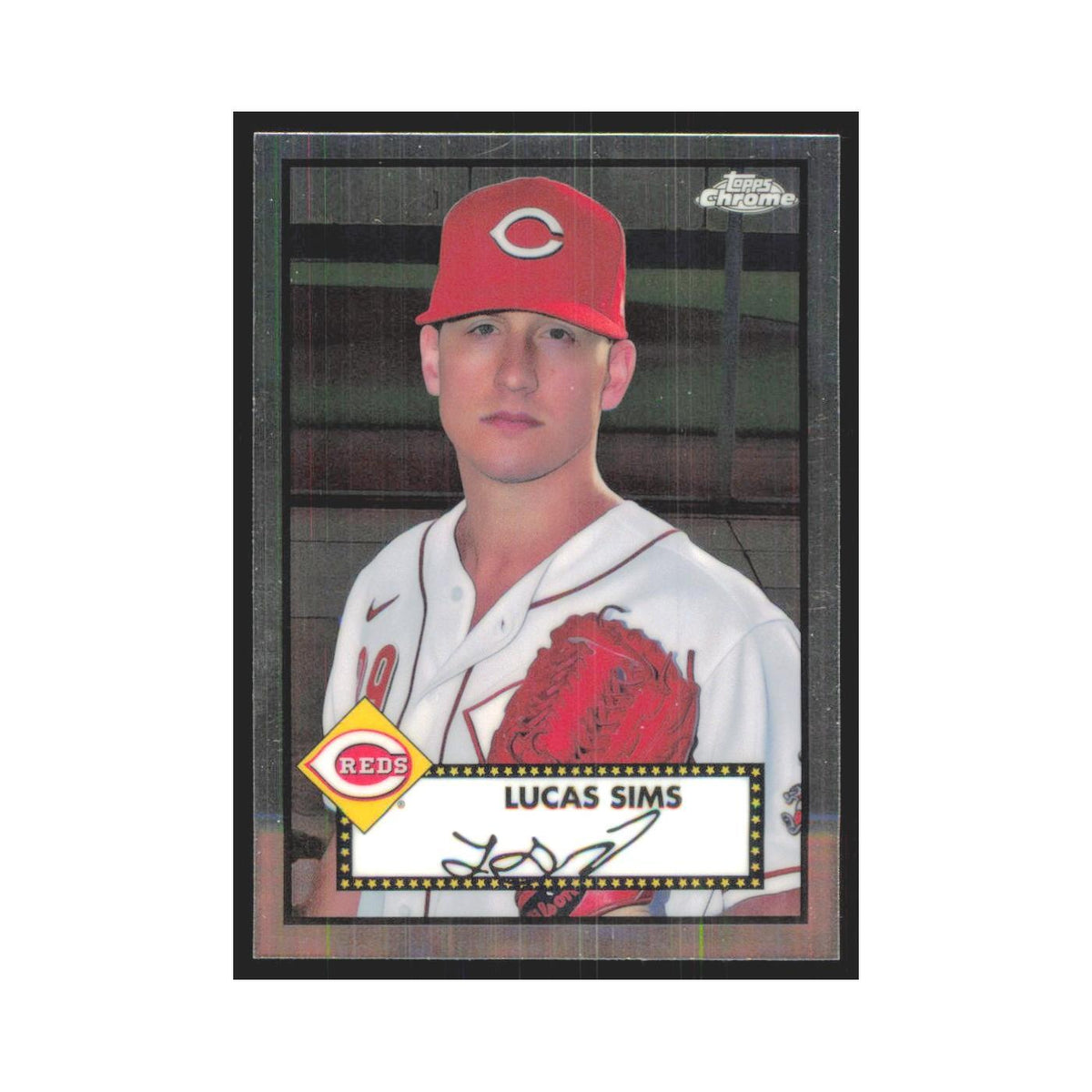 2021 Topps Chrome Lucas Sims Reds #382