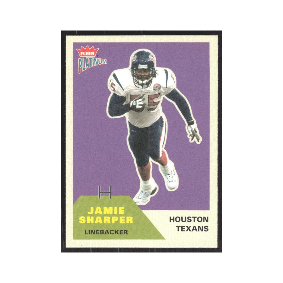 2002 Fleer Platinum Jamie Sharper Texans #86