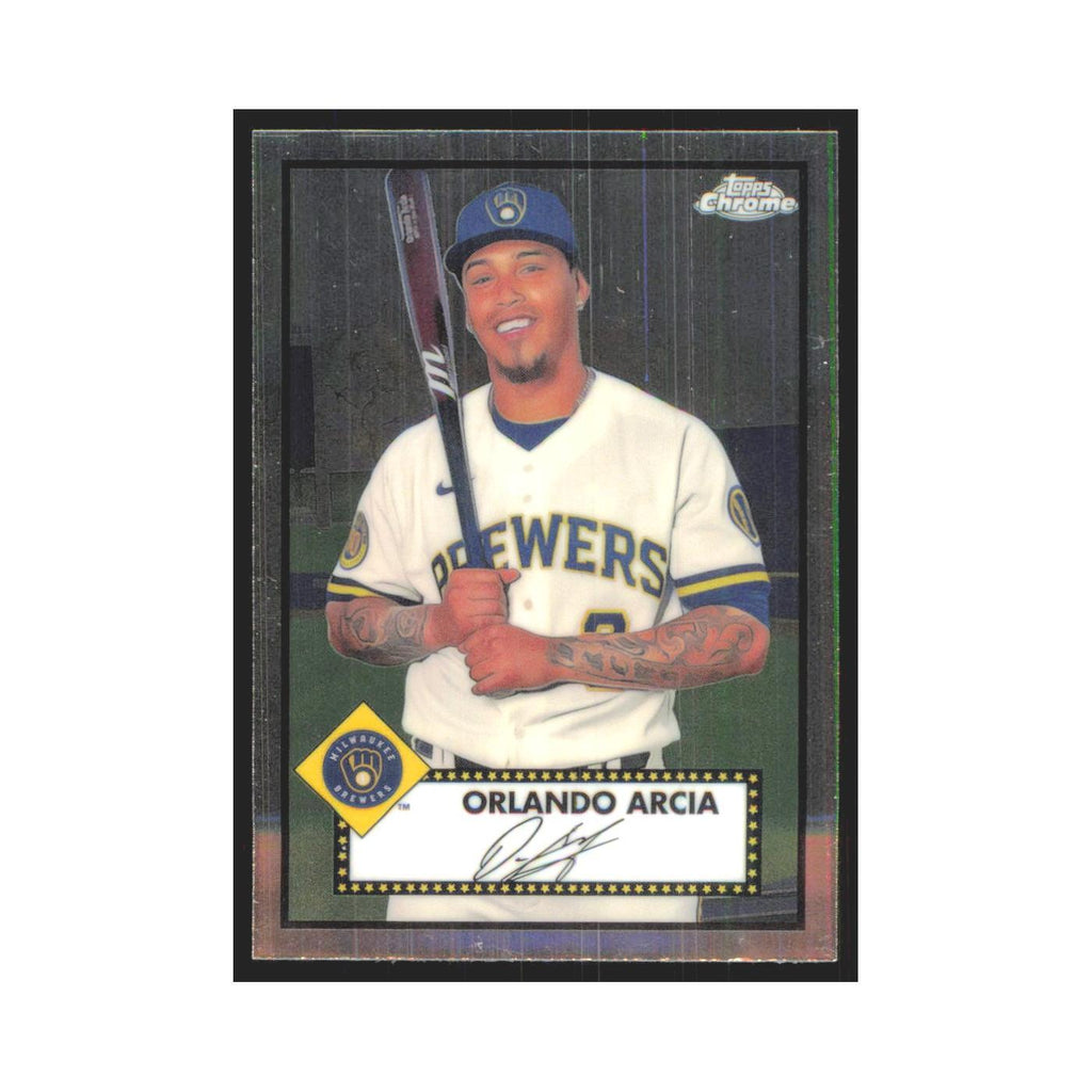 2021 Topps Chrome Orlando Arcia Brewers #283