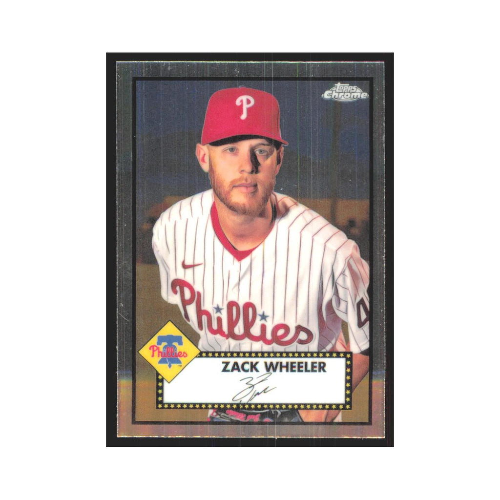 2021 Topps Chrome Zack Wheeler Phillies #299