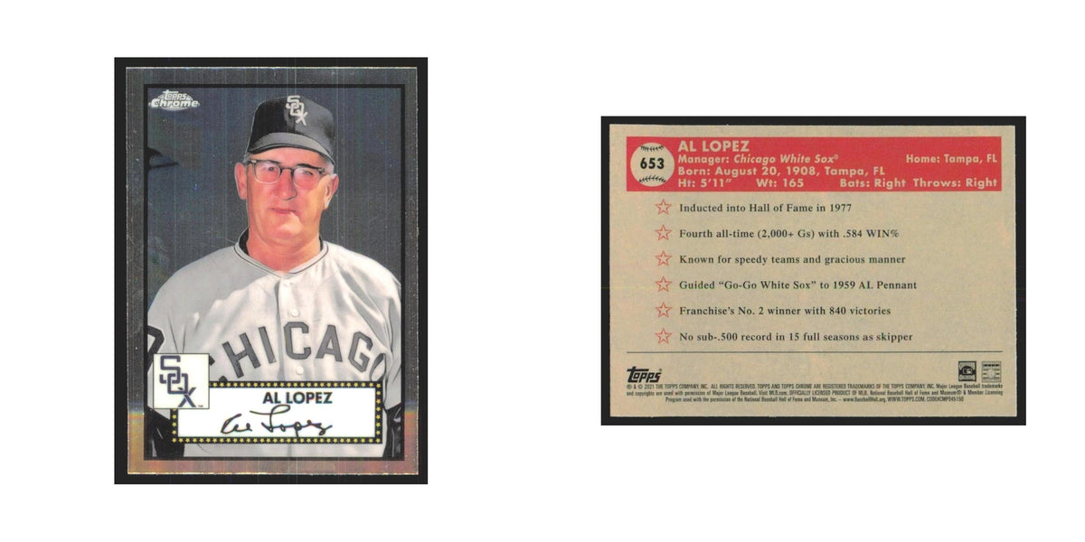 2021 Topps Chrome Al Lopez White Sox #653