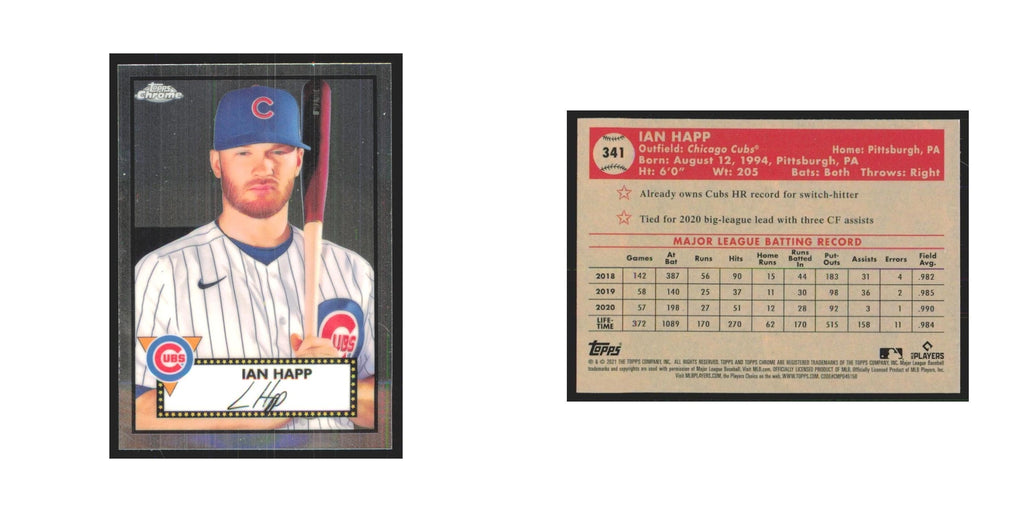 2021 Topps Chrome Ian Happ Cubs #341