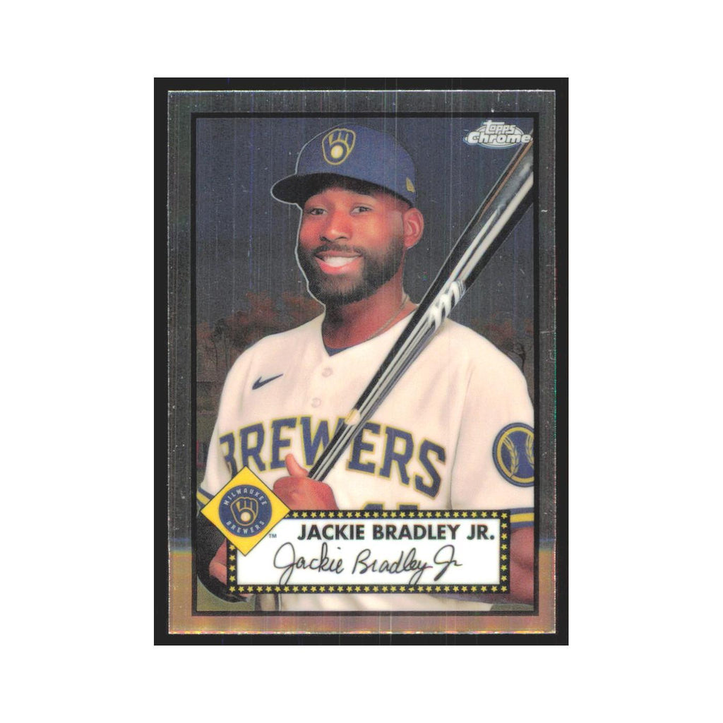 2021 Topps Chrome Jackie Bradley Jr. Brewers #147