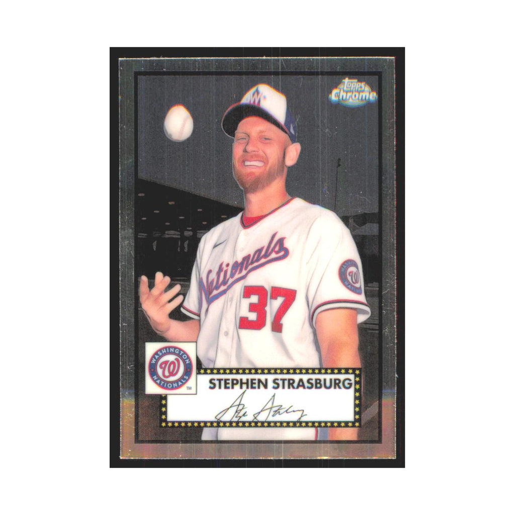 2021 Topps Chrome Stephen Strasburg Nationals #176