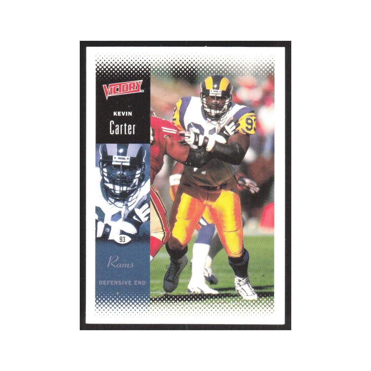 2000 Upper Deck Victory Kevin Carter St. Louis Rams #152
