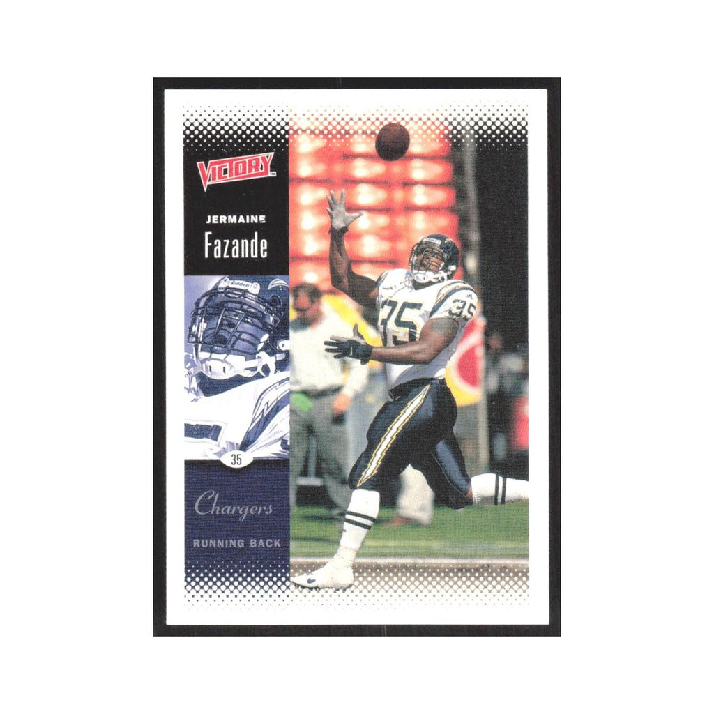 2000 Upper Deck Victory Jermaine Fazande San Diego Chargers #155