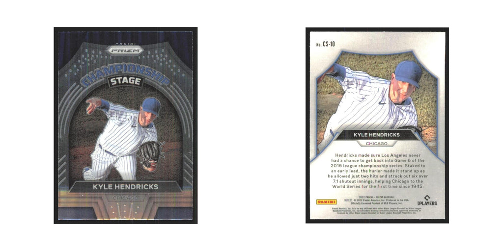 2022 Panini Prizm Kyle Hendricks Cubs #CS-10