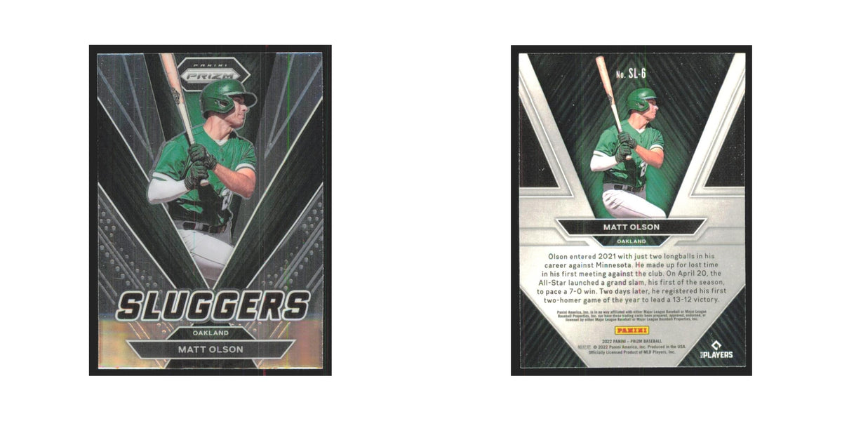 2022 Panini Prizm Matt Olson Athletics #SL-6