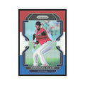 2022 Panini Prizm Red White & Blue Emmanuel Clase Indians #218