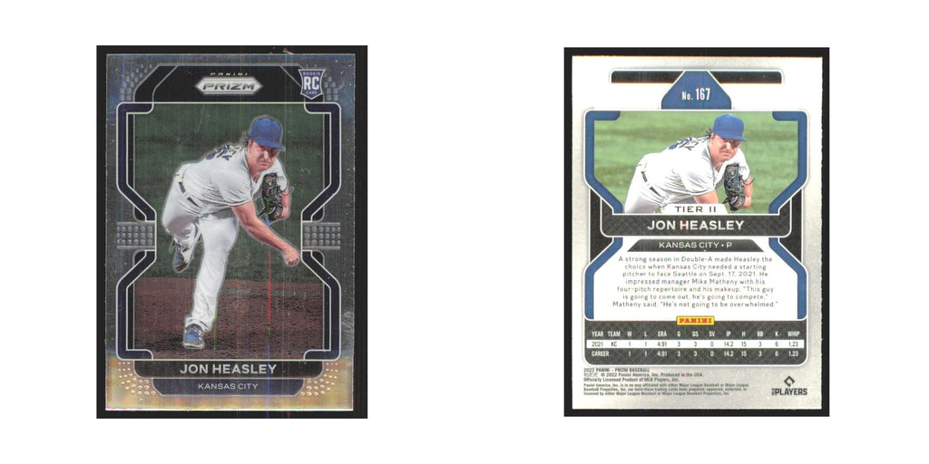 2022 Panini Prizm Jon Heasley RC Royals #167