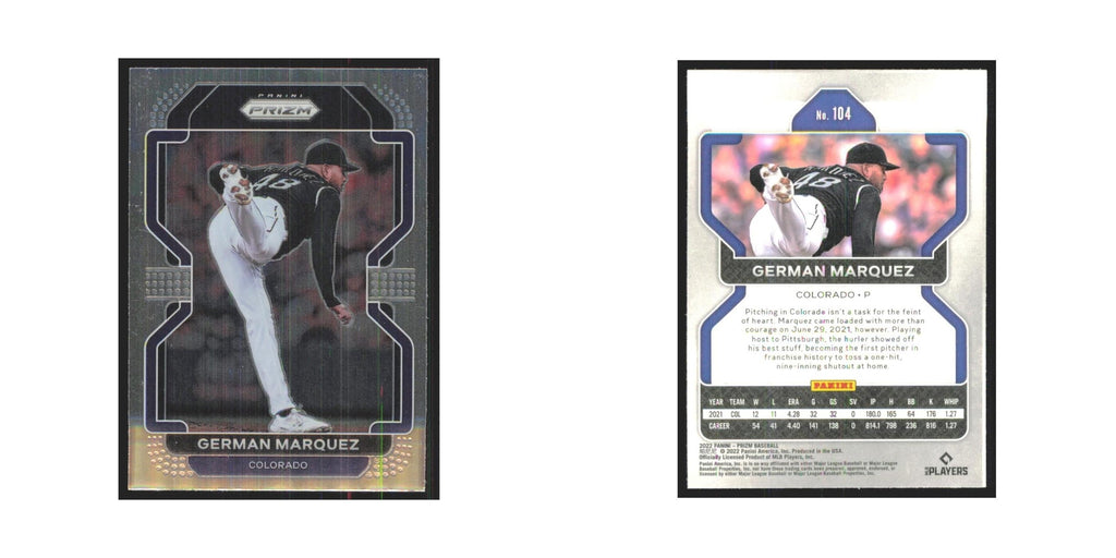 2022 Panini Prizm German Marquez Rockies #104