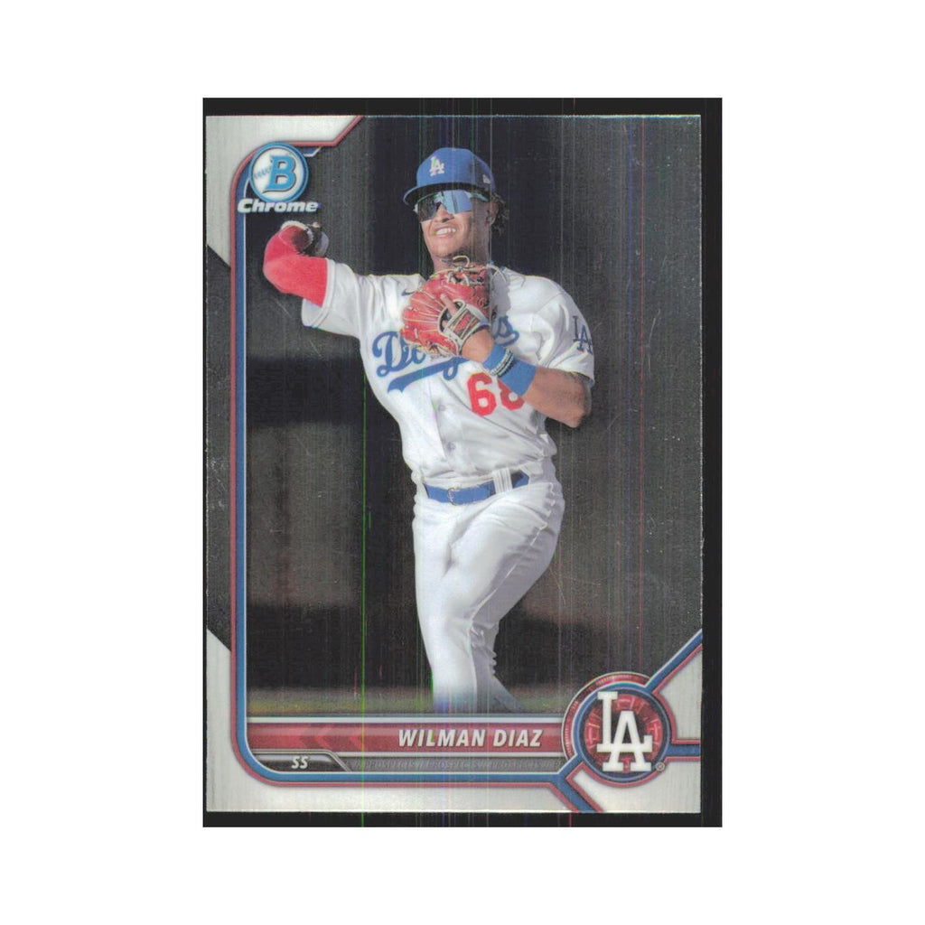 2022 Bowman Draft Chrome Wilman Diaz Dodgers #BDC-167