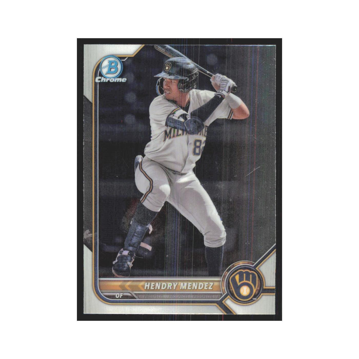 2022 Bowman Draft Chrome Hendry Mendez Brewers #BDC-116