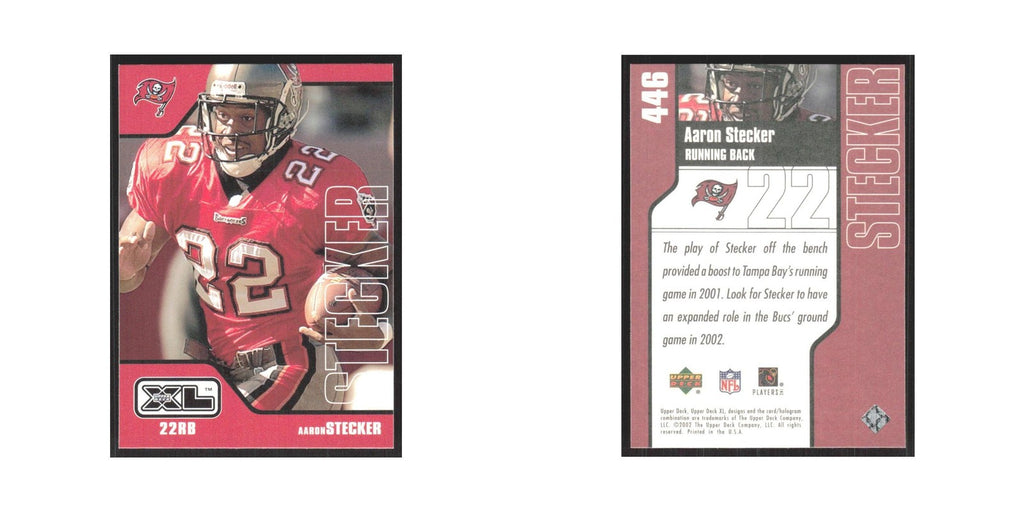 2002 Upper Deck XL Aaron Stecker Buccaneers #446