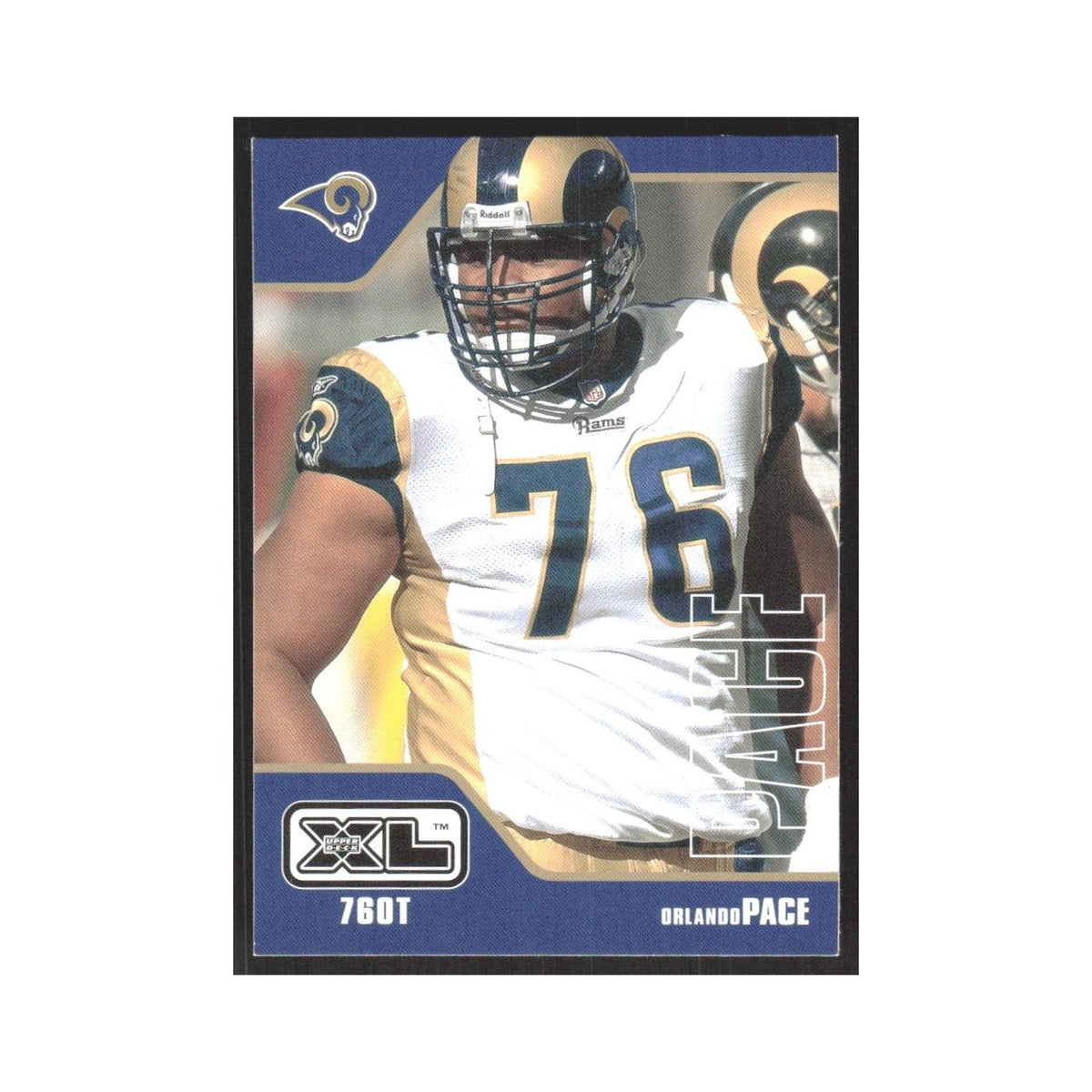 2002 Upper Deck XL Orlando Pace St. Louis Rams #442