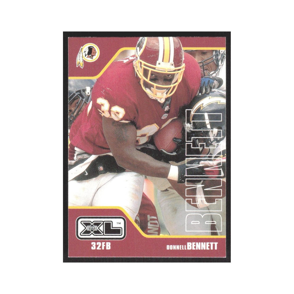 2002 Upper Deck XL Donnell Bennett Redskins #481