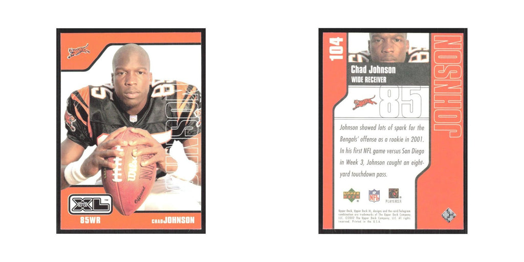 2002 Upper Deck XL Chad Johnson Bengals #104