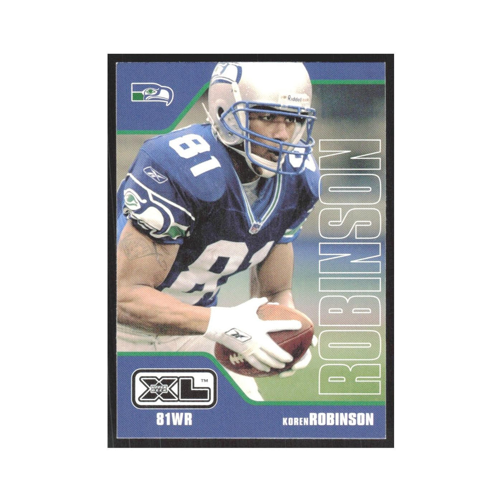 2002 Upper Deck XL Koren Robinson Seahawks #420