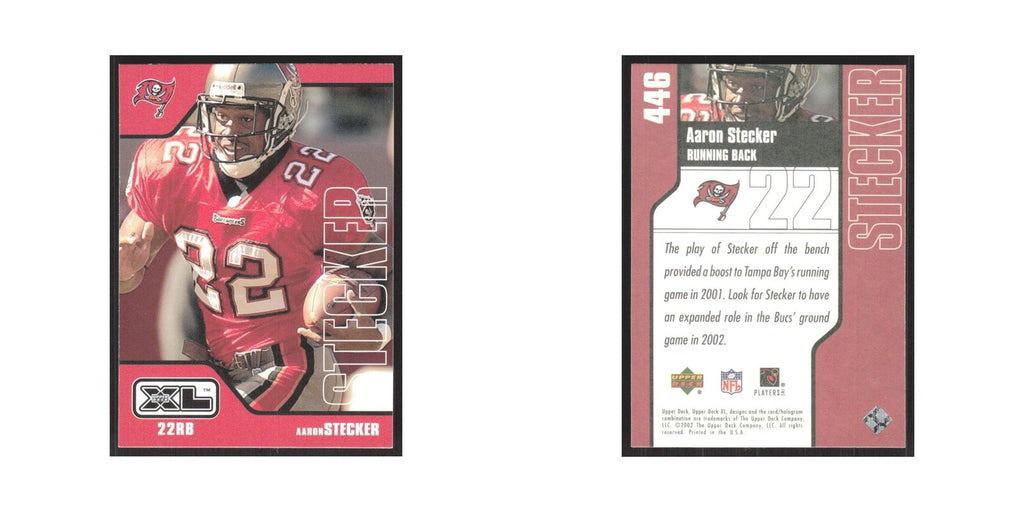 2002 Upper Deck XL Aaron Stecker Buccaneers #446