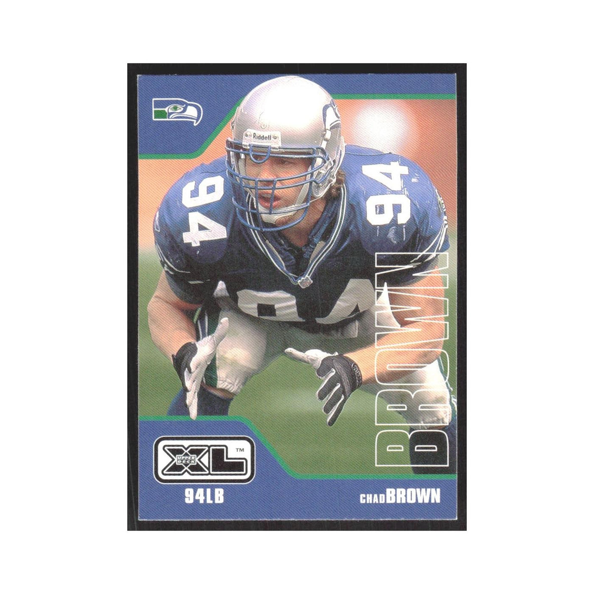 2002 Upper Deck XL Chad Brown Seahawks #415