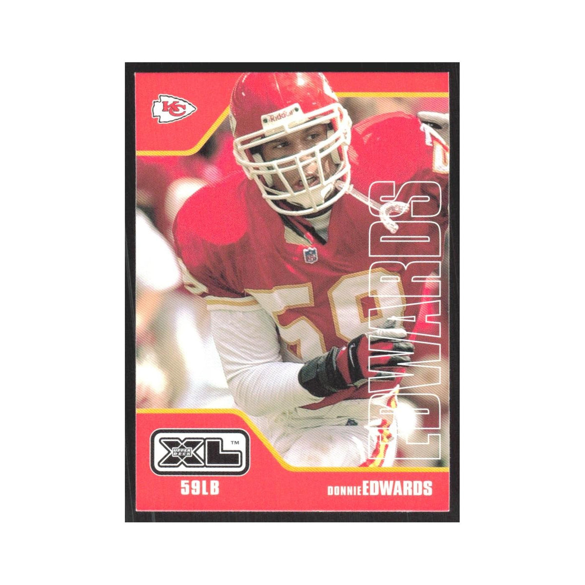 2002 Upper Deck XL Donnie Edwards Chiefs #226