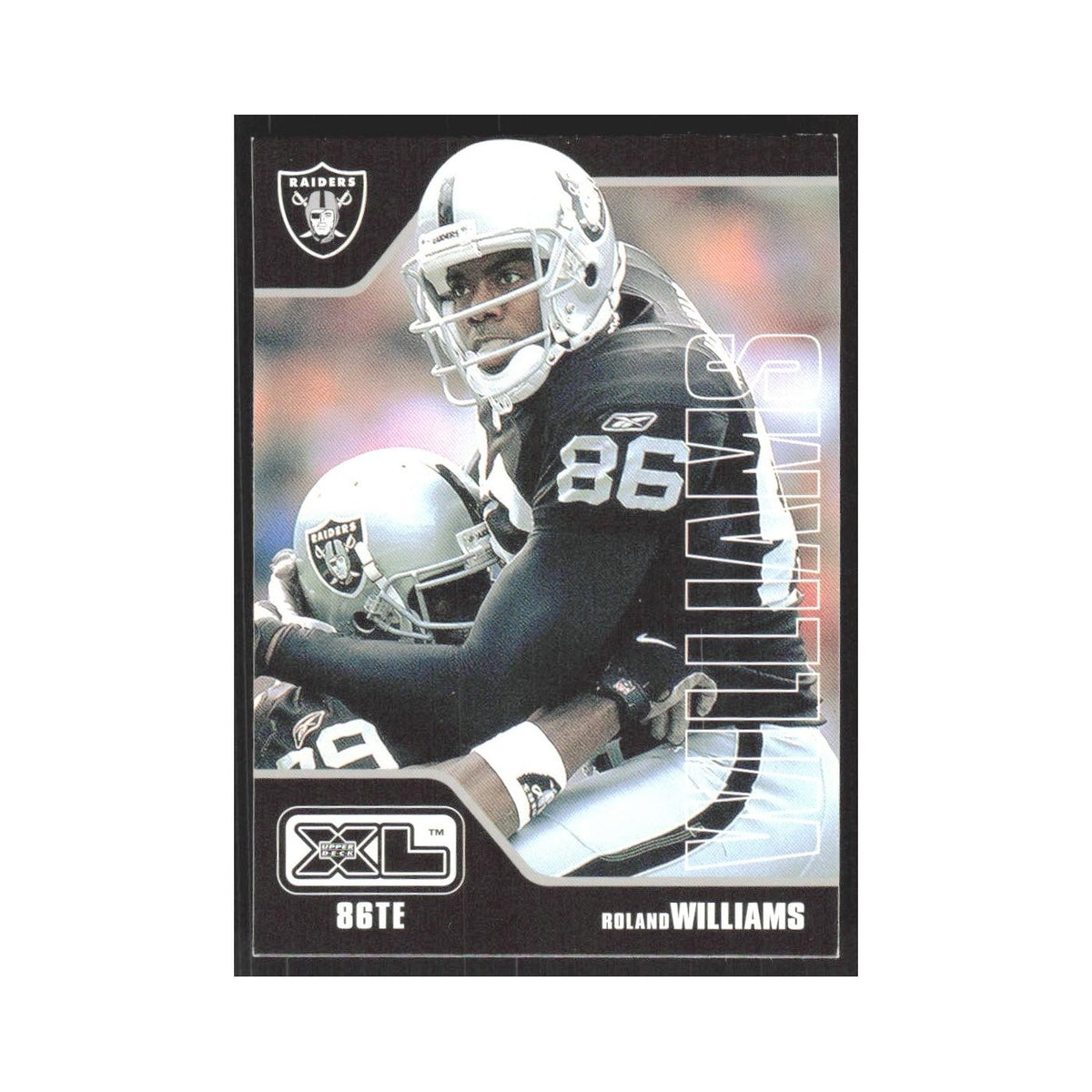 2002 Upper Deck XL Roland Williams Raiders #338