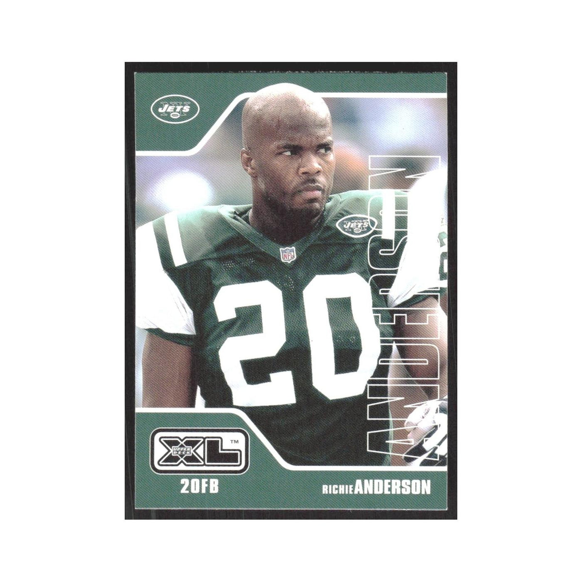 2002 Upper Deck XL Richie Anderson Jets #320
