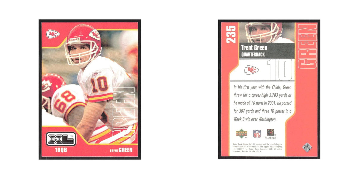 2002 Upper Deck XL Trent Green Chiefs #235