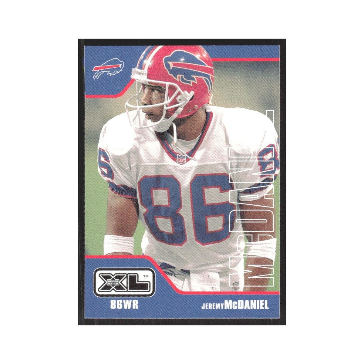 2002 Upper Deck XL Jeremy McDaniel Bills #56