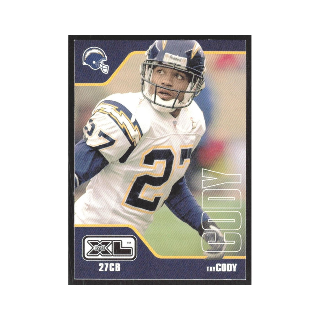 2002 Upper Deck XL Tay Cody San Diego Chargers #388