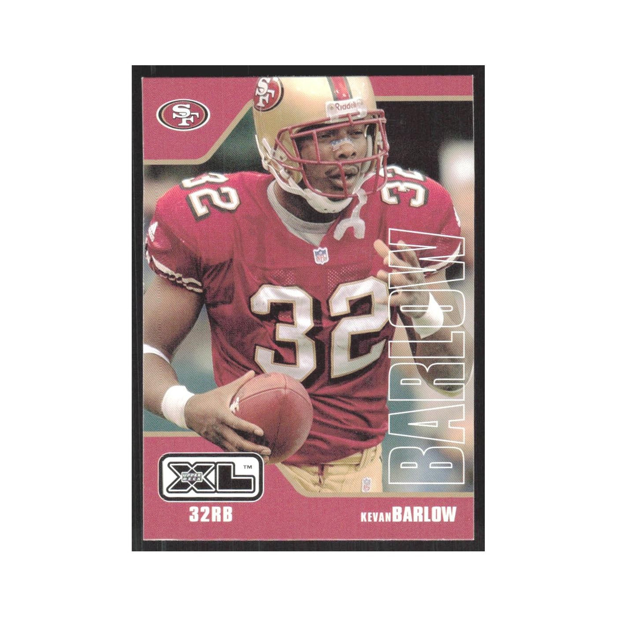 2002 Upper Deck XL Kevan Barlow 49ers #408