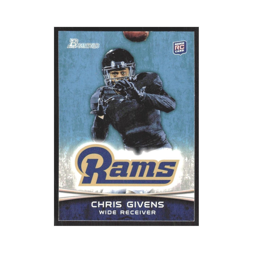 2012 Bowman Chris Givens RC St. Louis Rams #179