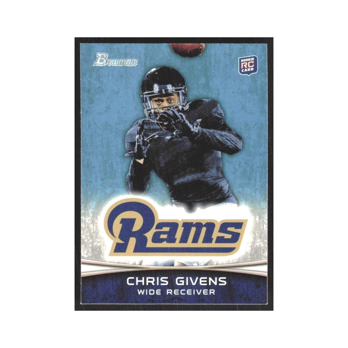 2012 Bowman Chris Givens RC St. Louis Rams #179