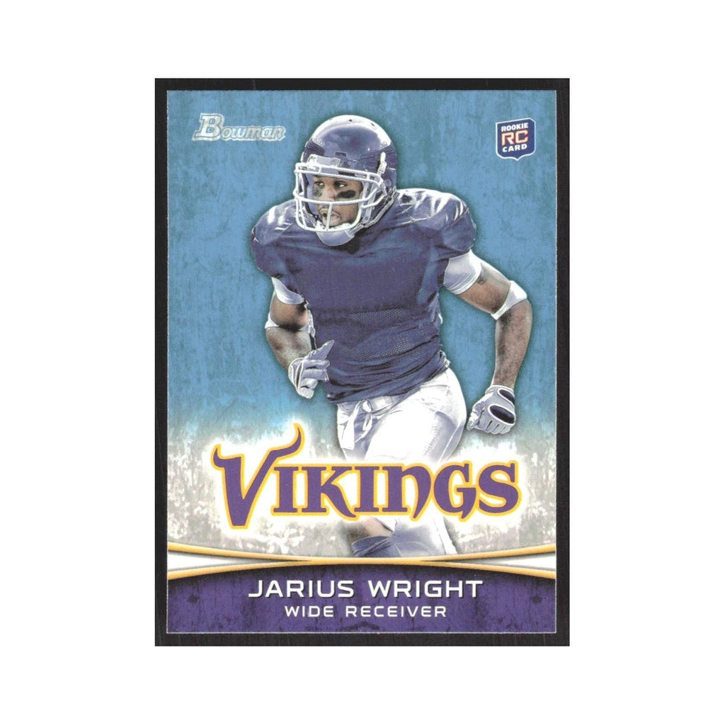 2012 Bowman Jarius Wright RC Vikings #109