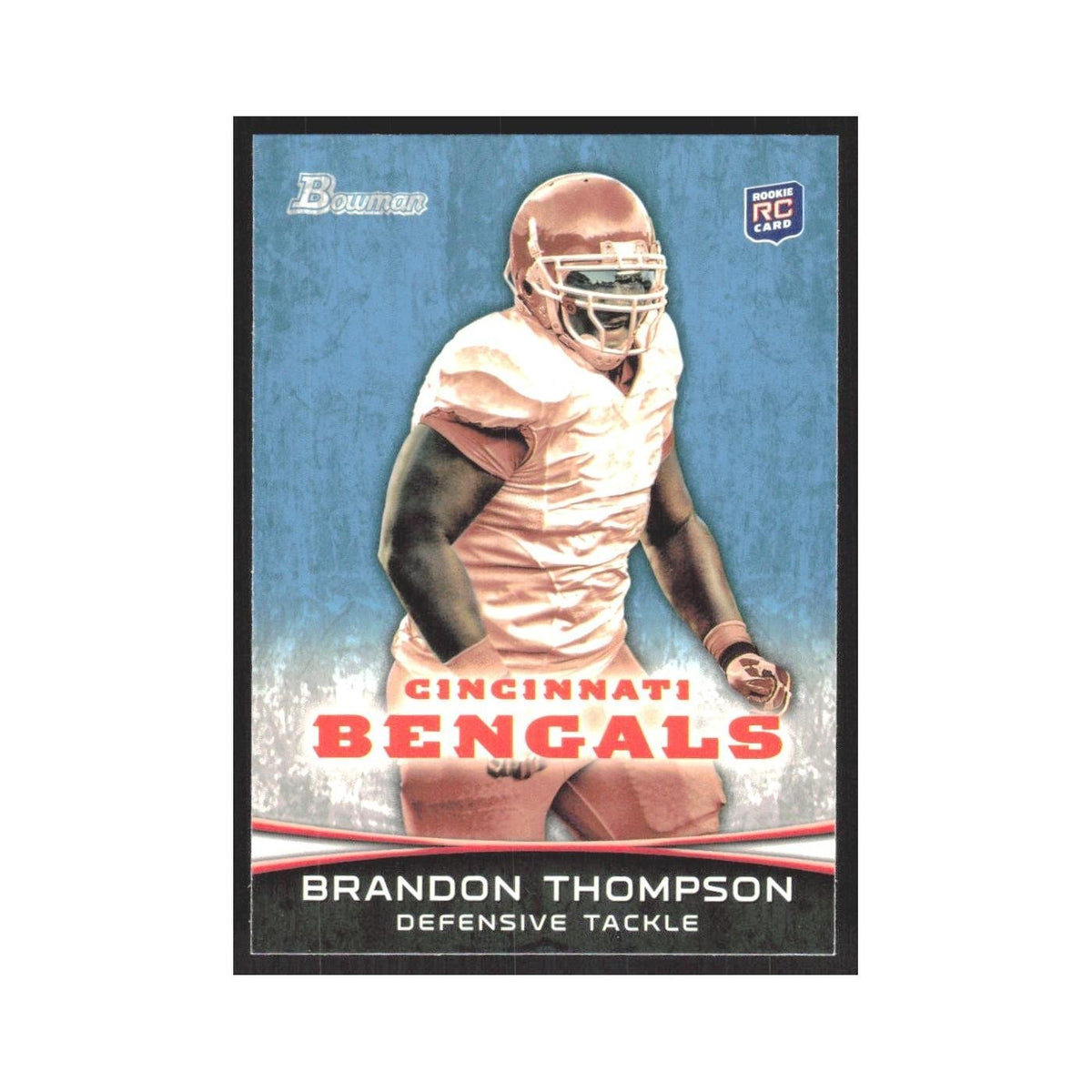 2012 Bowman Brandon Thompson RC Bengals #188