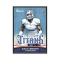 2012 Bowman Zach Brown RC Titans #122