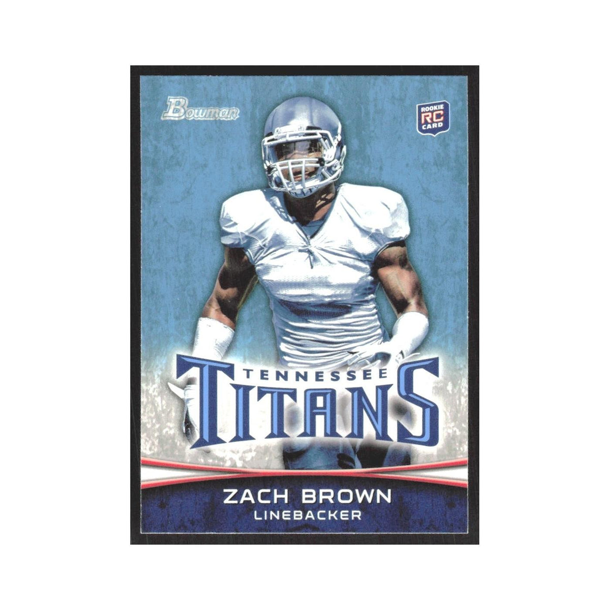 2012 Bowman Zach Brown RC Titans #122