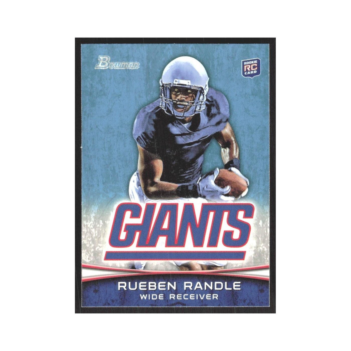 2012 Bowman Rueben Randle RC Giants #182