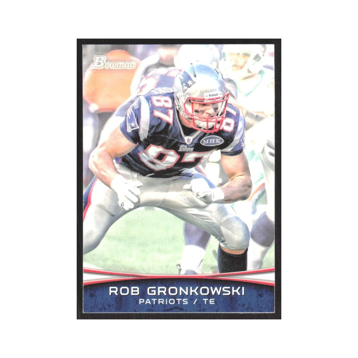 2012 Bowman Rob Gronkowski Patriots #69