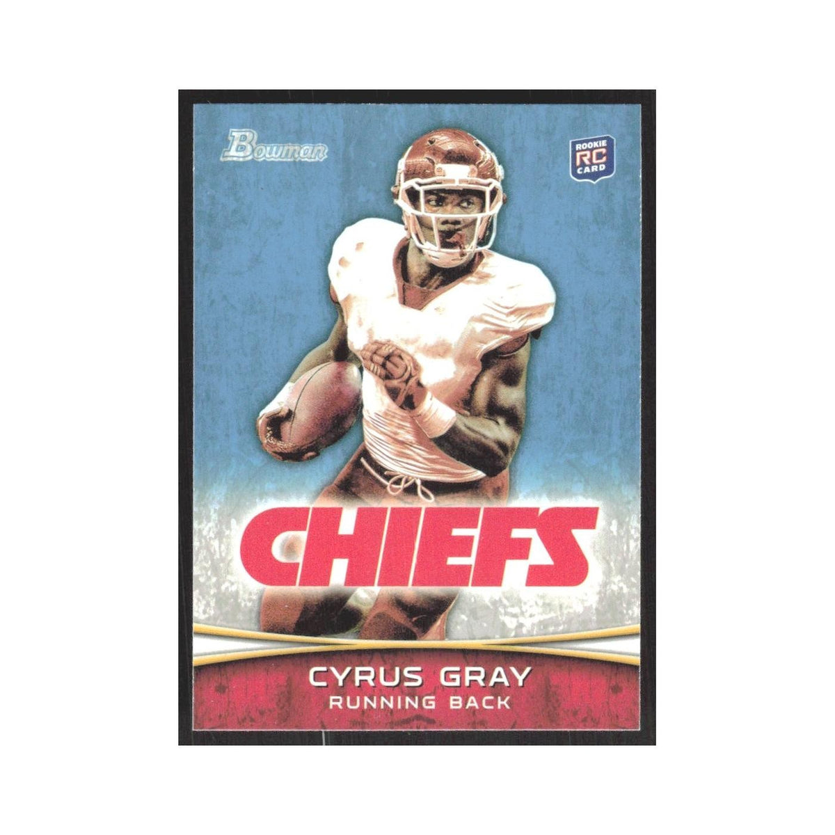 2012 Bowman Cyrus Gray RC Chiefs #165