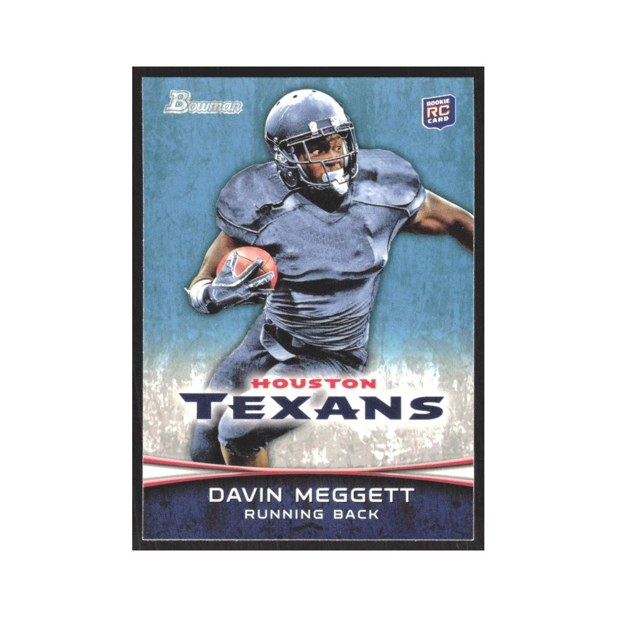 2012 Bowman Davin Meggett RC Texans #131