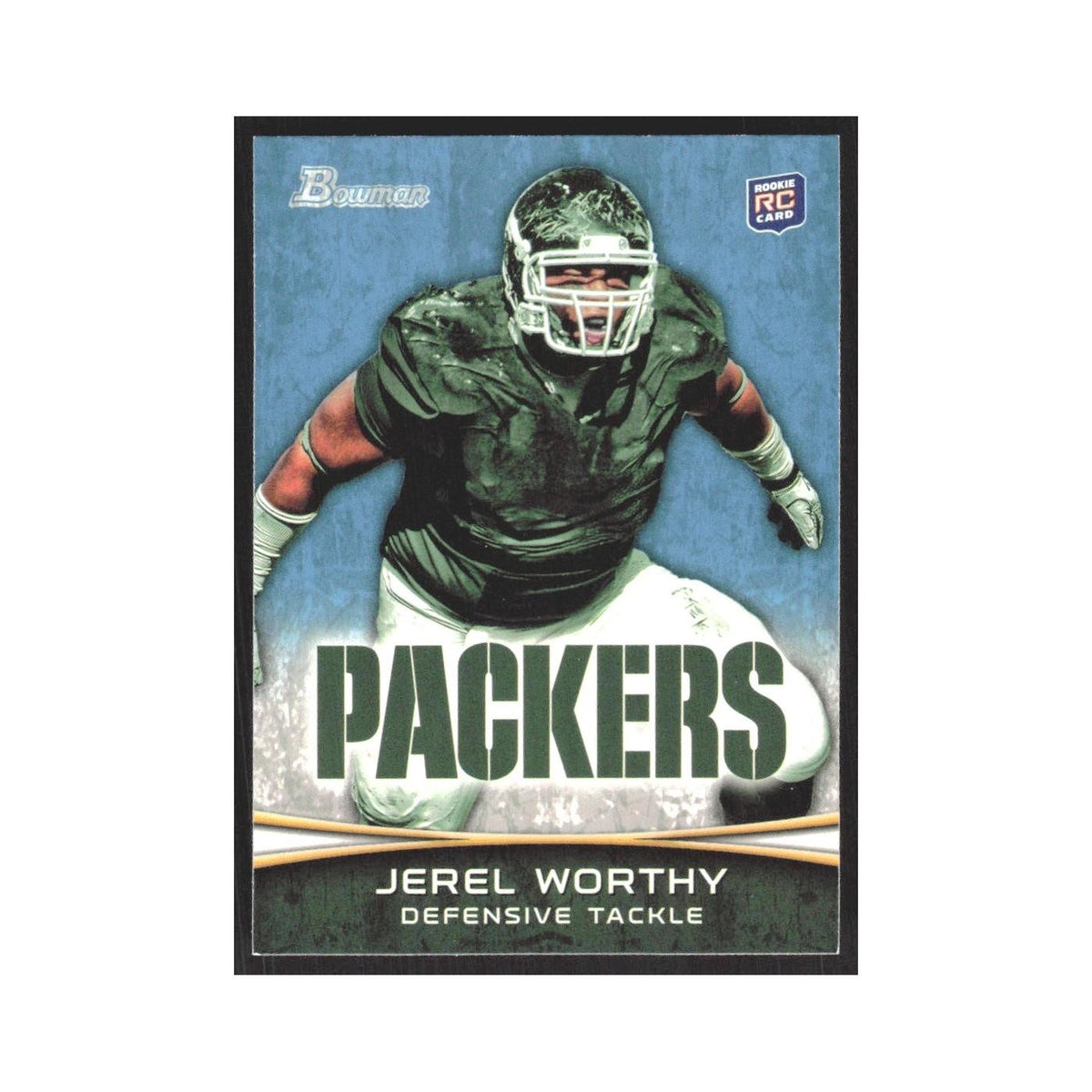 2012 Bowman Jerel Worthy RC Packers #105