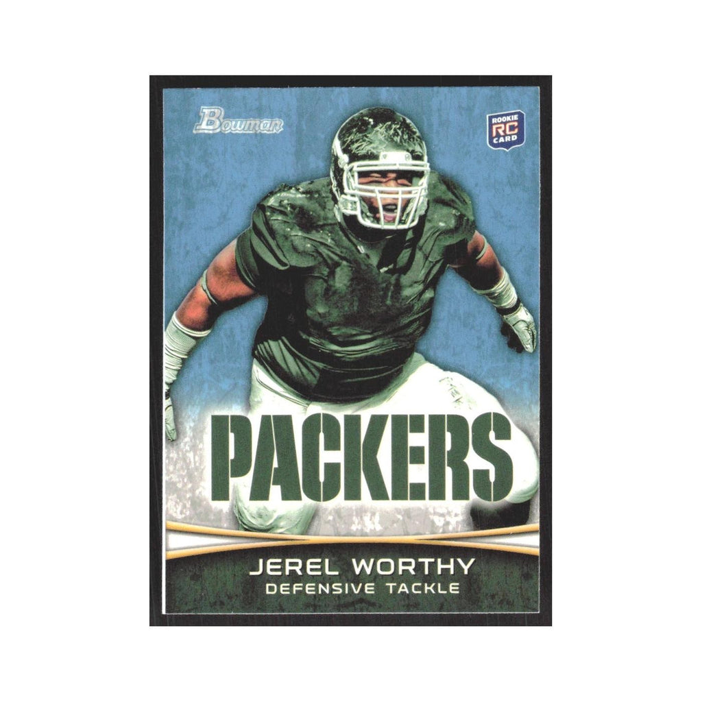 2012 Bowman Jerel Worthy RC Packers #105