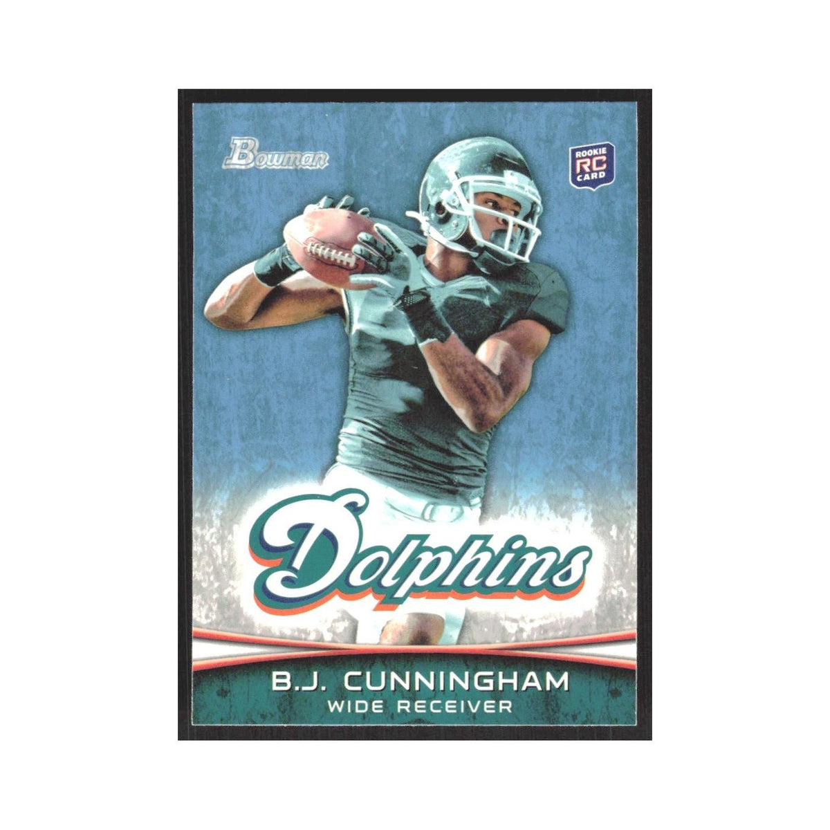 2012 Bowman B.J. Cunningham RC Dolphins #193