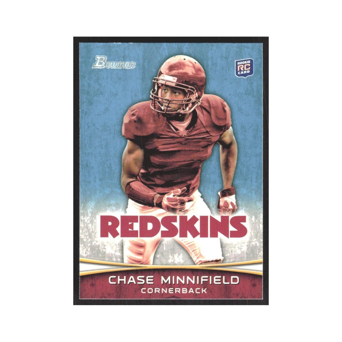 2012 Bowman Chase Minnifield RC Redskins #146