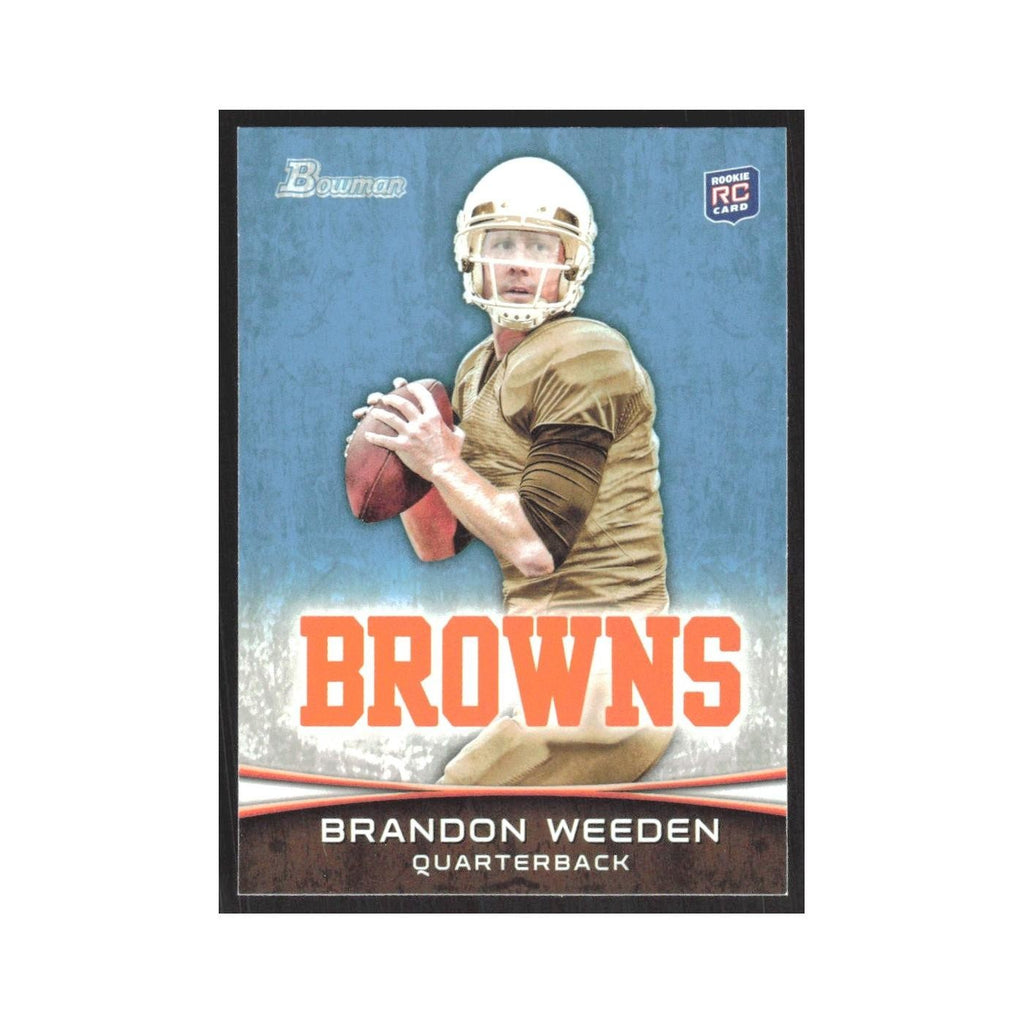 2012 Bowman Brandon Weeden RC Browns #161